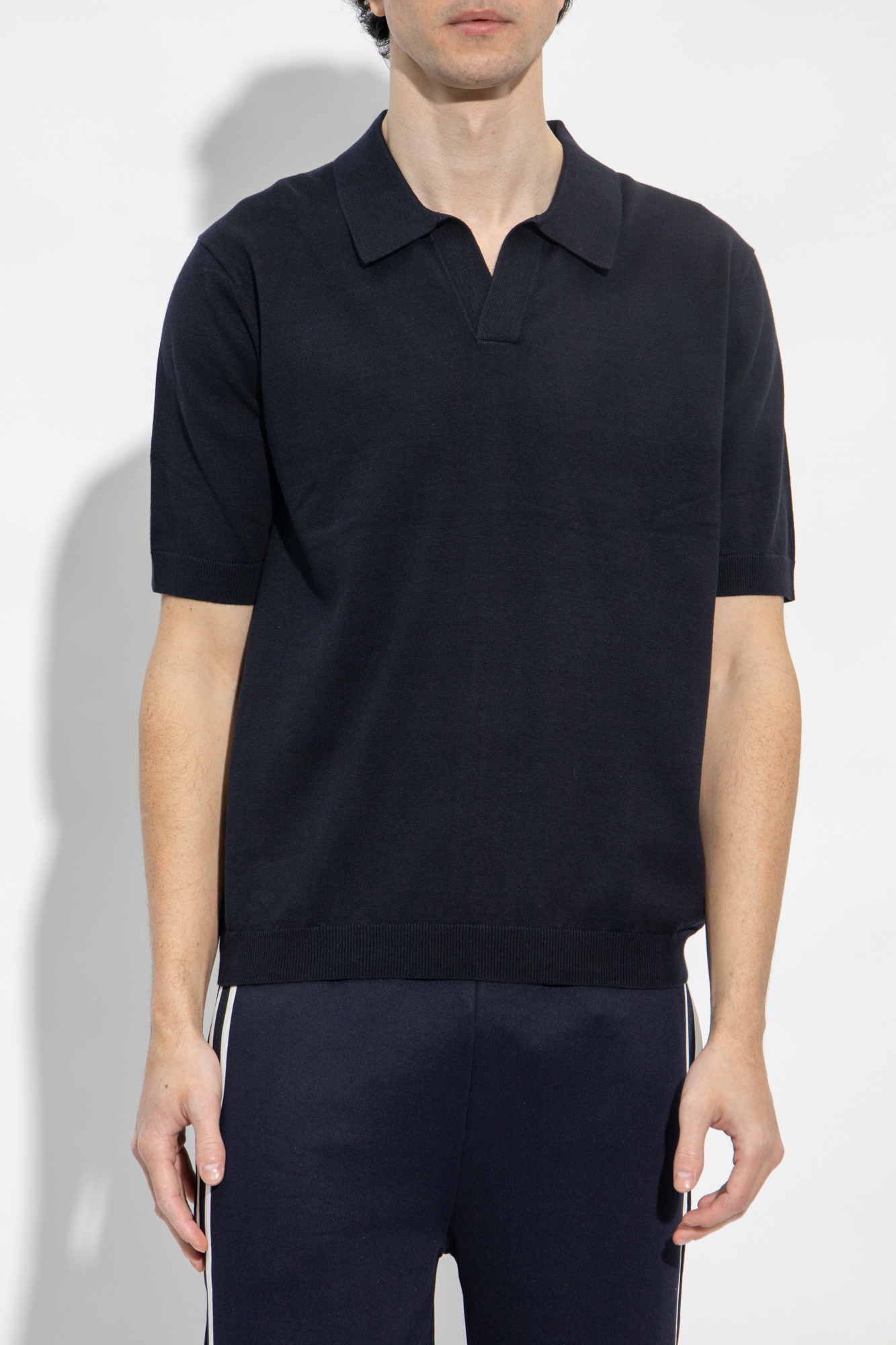 Navy blue 'Leif' polo shirt Norse Projects - Vitkac Canada